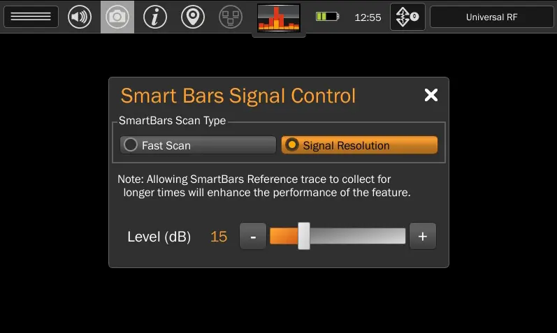 Cписок сигналов, для последующего анализа в режиме SmartBars